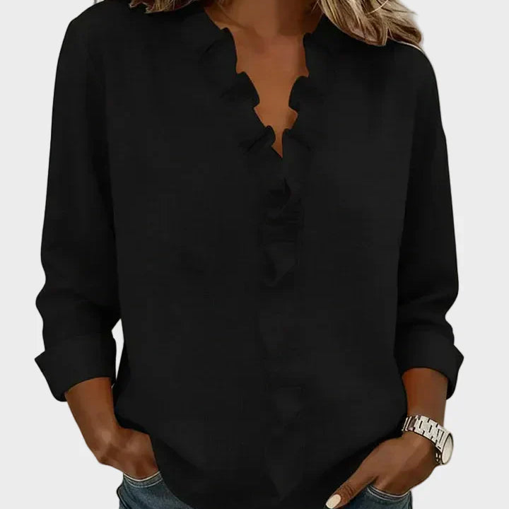 Indie - Elegantna bluza s V-izrezom