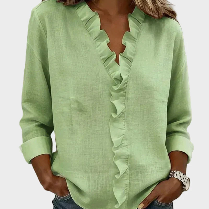 Indie - Elegantna bluza s V-izrezom