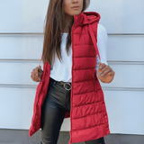 Raquel - Dugi prsluk s kapuljačom