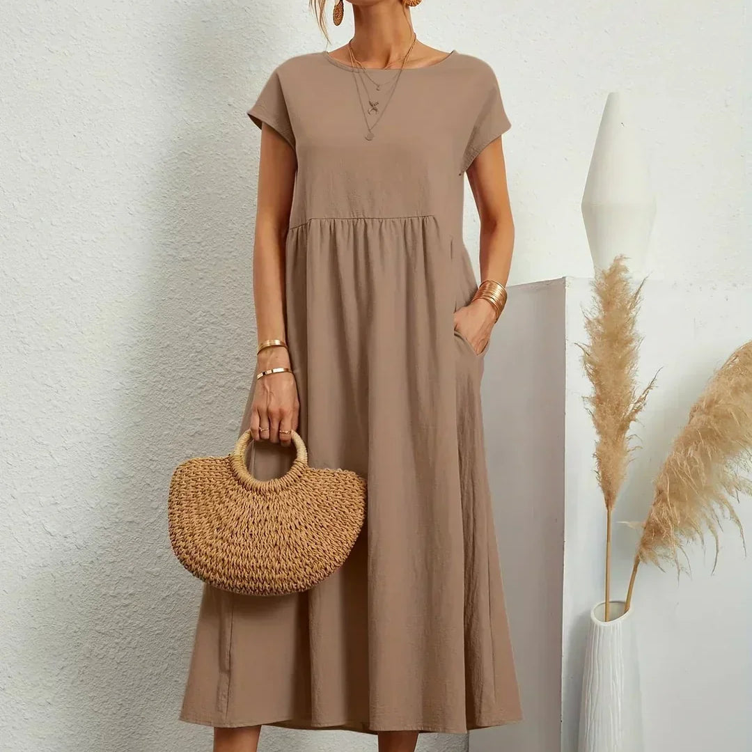 Gabriela™ | Elegantna midi haljina bezvremenskog šarma