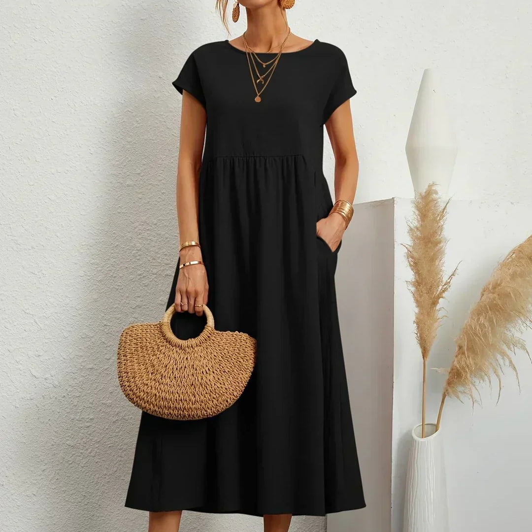 Gabriela™ | Elegantna midi haljina bezvremenskog šarma