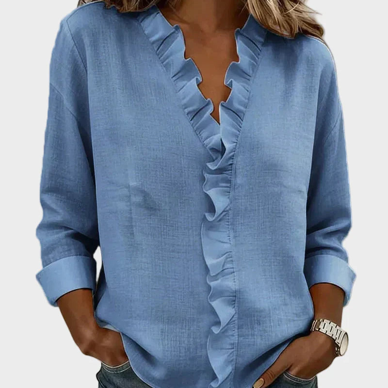 Indie - Elegantna bluza s V-izrezom