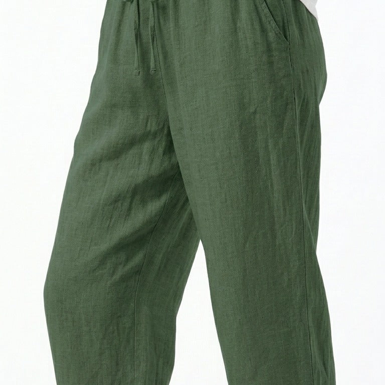 Lena™ - Ženske casual hlače od pamuka i lana