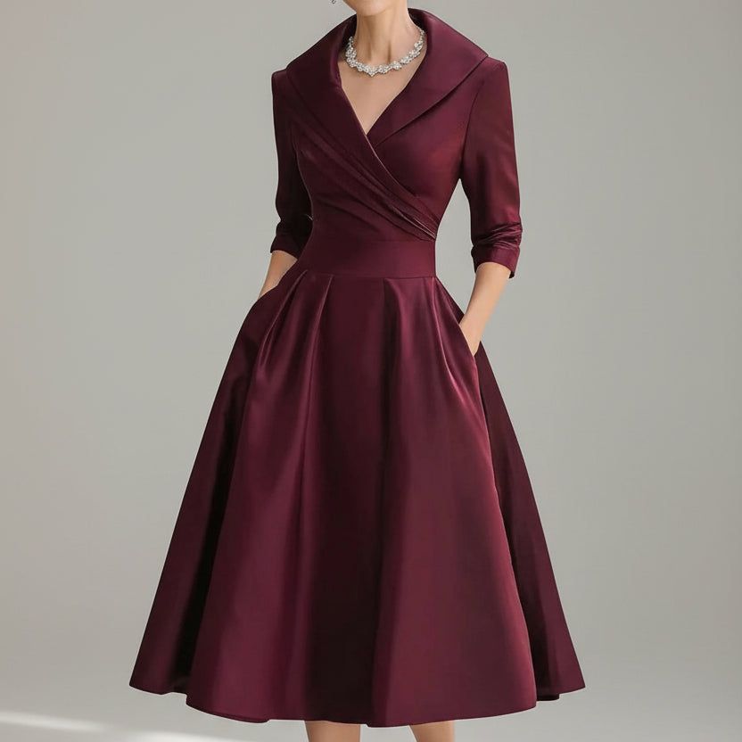 Magdalena - Elegantna Midi Haljina