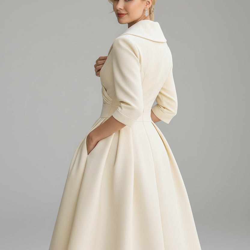Magdalena - Elegantna Midi Haljina